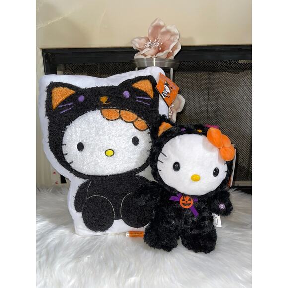 9 Hello Kitty Halloween Black Cat Music Plush & 19\